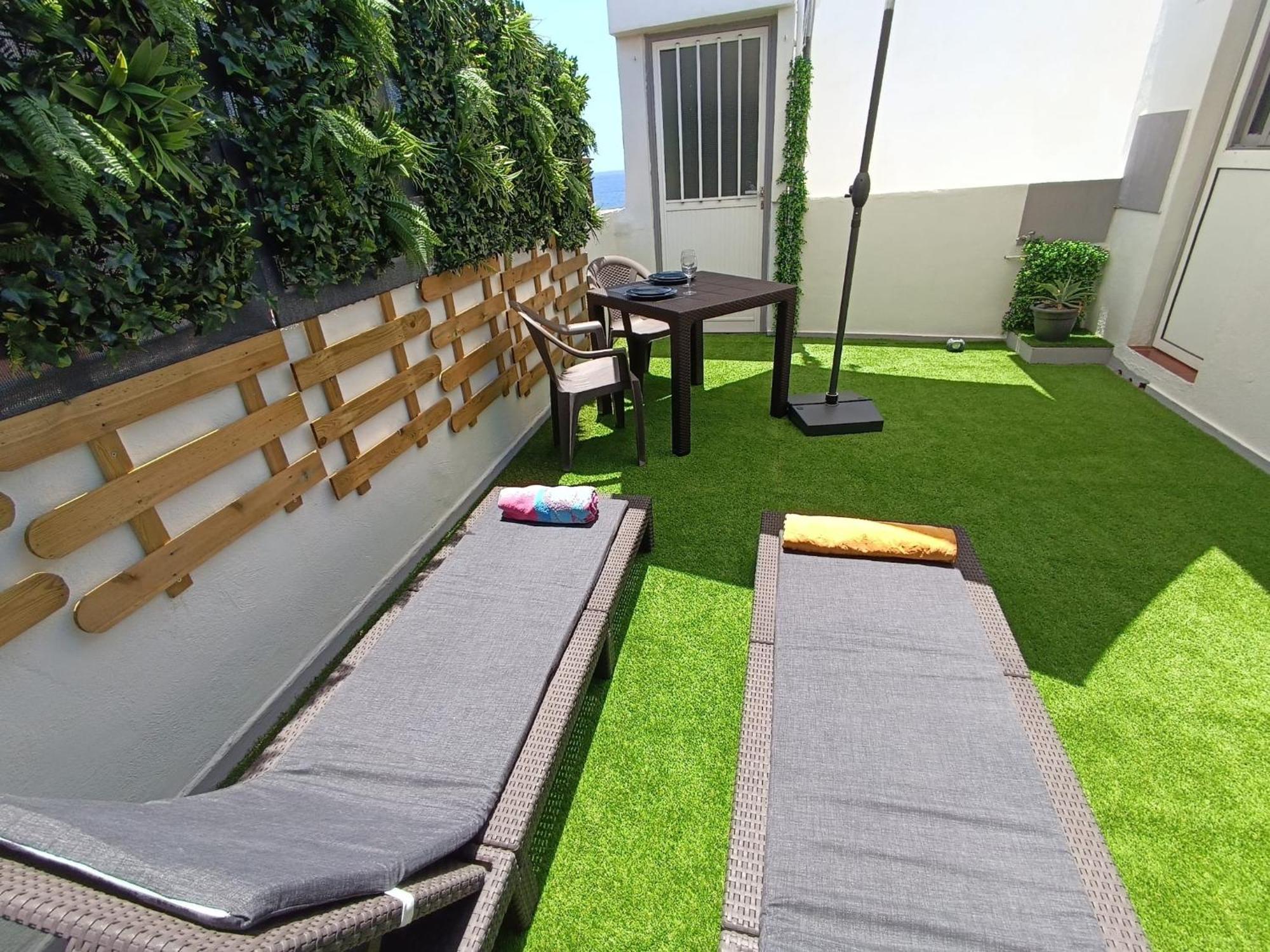 Appartement Avec Terrasse Et Vue Mer El Escobonal ภายนอก รูปภาพ